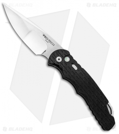 Pro-Tech TR-4 Custom Automatic Knife Feather Texture (4" Compound Mirror Polish)