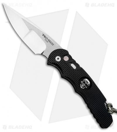 Pro-Tech TR-4 Custom Skull Automatic Knife (4" Compound Mirror Polish)