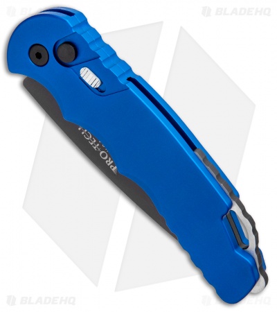 Pro-Tech TR-4.3 Tactical Response 4 Automatic Knife Dark Blue (4" Black)