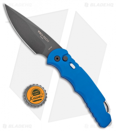 Pro-Tech TR-4.3 Tactical Response 4 Automatic Knife Blue (4" Black)