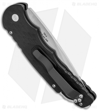 Pro-Tech TR-4.F5 Tactical Response 4 Automatic Knife Feather Grip (4" Stonewash)