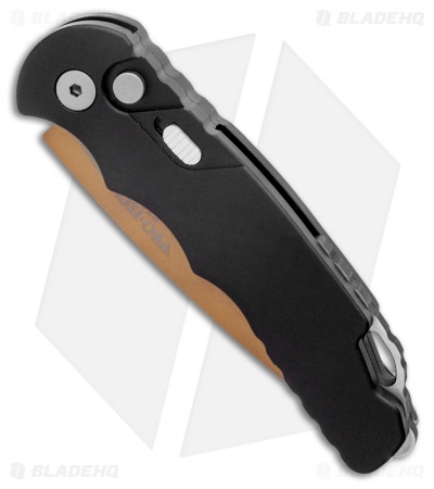 Pro-Tech TR-5 Desert Warrior Automatic Knife Black (3.25" Copper)