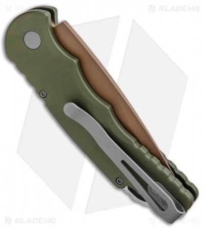 Pro-Tech TR-5 Desert Warrior Automatic Knife OD Green (3.25" Copper)