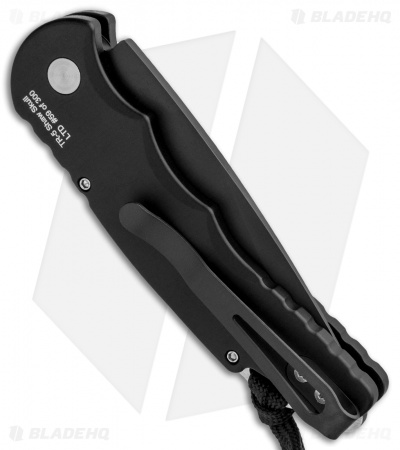 Pro-Tech TR-5 Skull Tactical Response Automatic Knife Black (3.25" Black)