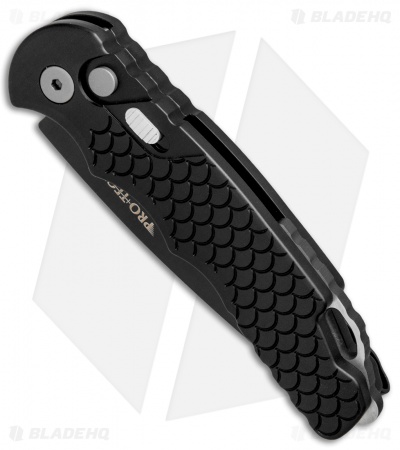 Pro-Tech TR-5 Tactical Response Automatic Black Fish Scale (3.25" Black) X1