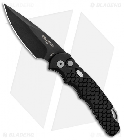 Pro-Tech TR-5 Tactical Response Automatic Black Fish Scale (3.25" Black) X1