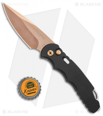 Pro-Tech TR-5 Tactical Response Automatic Knife Black (3.25" Rose Gold) T503-RG