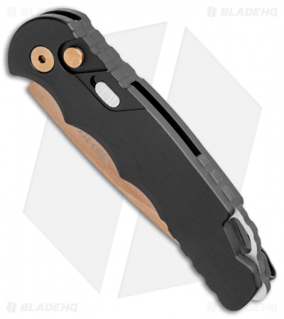 Pro-Tech TR-5 Tactical Response Automatic Knife Black (3.25" Rose Gold) T503-RG