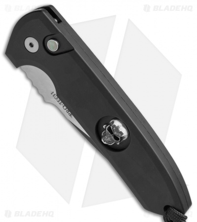 Pro-Tech Les George Limited Rockeye Skull Automatic Knife (3.375" Two-Tone)