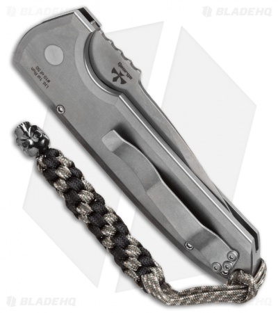 Pro-Tech Les George Rockeye Steel Custom Automatic Knife (3.375" Stonewash)