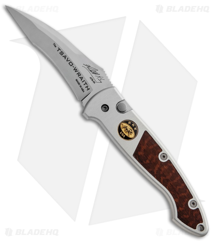 Randall King Custom Tsavo Wraith Automatic Knife w/ Snakewood