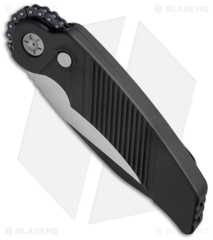 Rat Worx MRX Lightweight Automatic Knife Black (3.6" TwoTone) 22013 Blade HQ