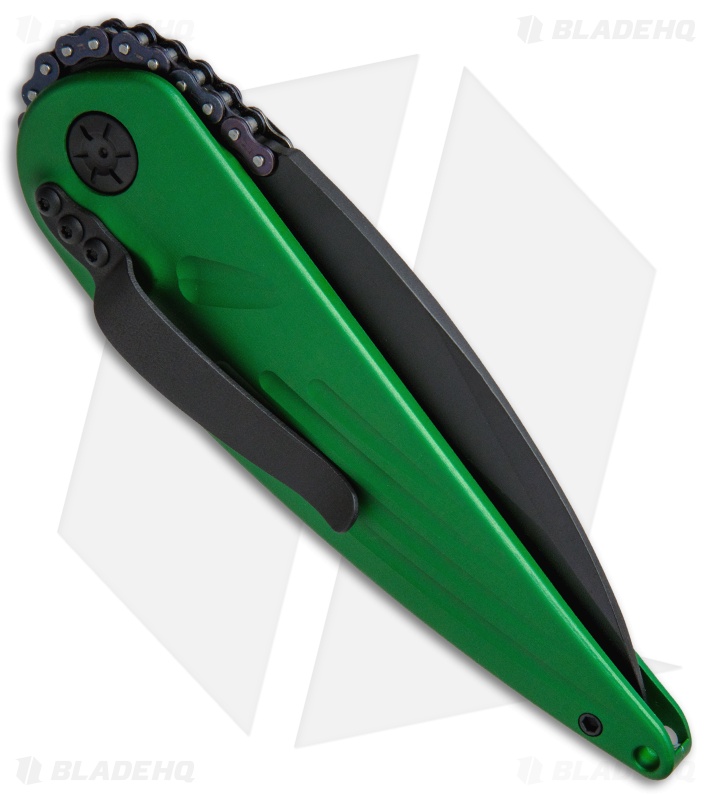 Rat Worx MRX Chief Automatic Knife Green (3.6" Black) 37401 Blade HQ