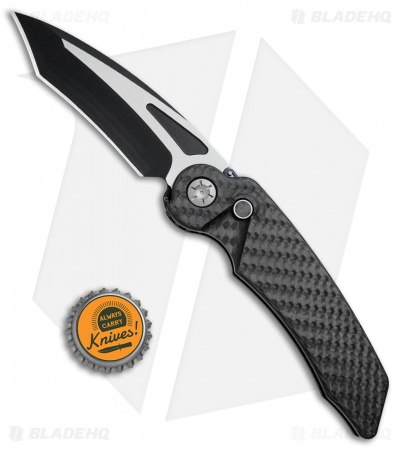 Rat Worx MRX Full-Size Tanto Automatic Knife Full CF (3.6