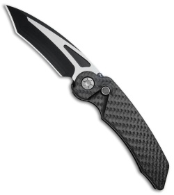 Rat Worx MRX Full-Size Tanto Automatic Knife Full CF (3.6" Two-Tone) 09313