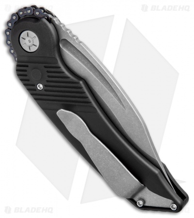 希少!!WilkinsonUSAレリック! Rat Worx MRX Lightweight Recurve Automatic Knife Black (3.6