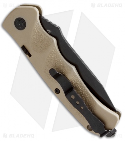 Schrade Extreme Survival Tanto Automatic Knife Tan (3.25" Black) SC60BRT