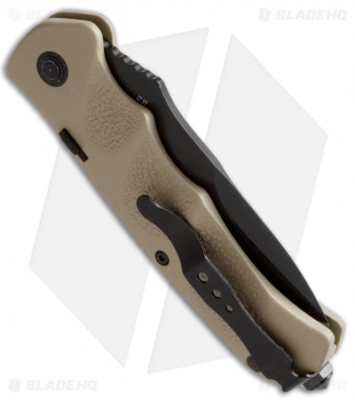 Schrade Mini Extreme Survival Spear Point Automatic Tan (2.5" Black) SC60MBR