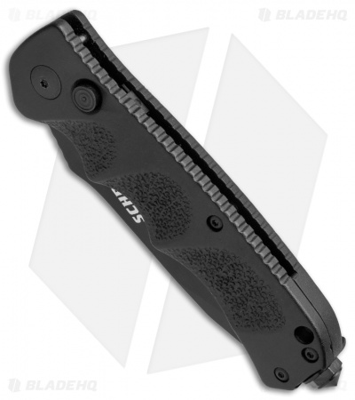Schrade Extreme Survival Tanto Automatic Knife (3.25" Black Serr) SC60BTS