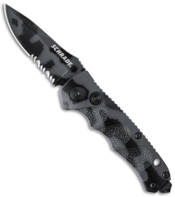 Schrade Mini Extreme Survival Automatic (2.5" Urban Camo Serr) SC60MCS