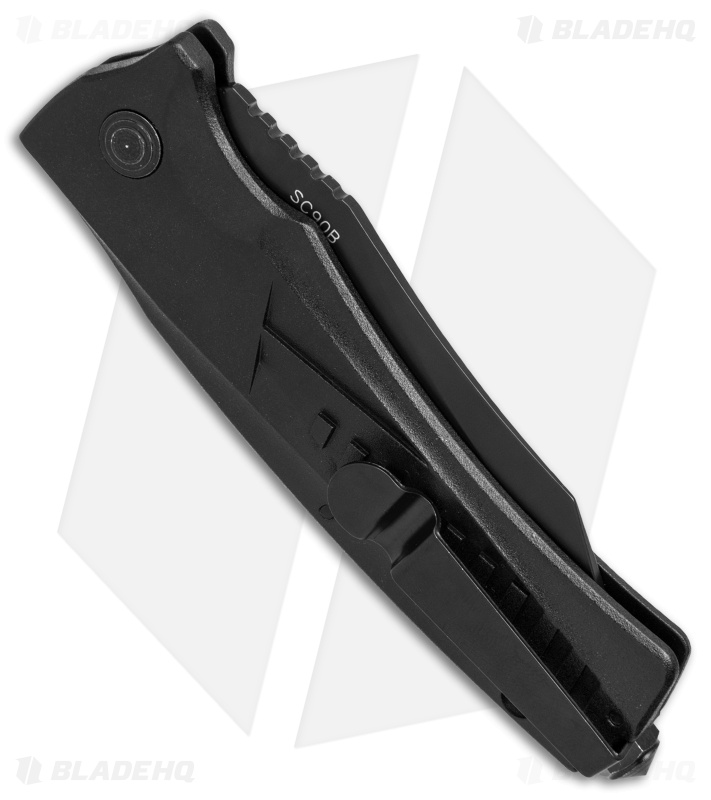 Schrade SC90 Automatic Knife Black Aluminum (3.25" Black) SC90B