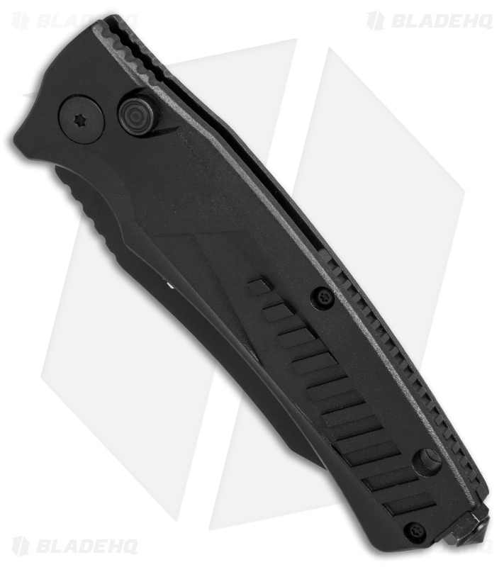 Schrade SC90 Automatic Knife Black Aluminum (3.25" Black) SC90B