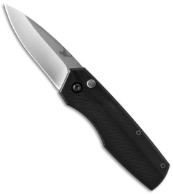 BrightShots Scorpion Automatic Knife Black Aluminum (2.75" Satin)