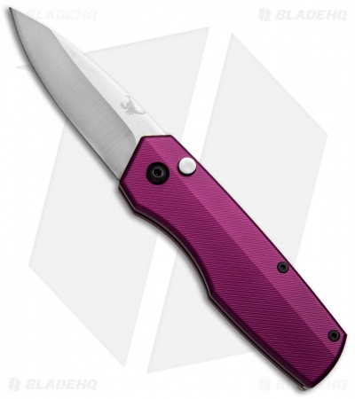 BrightShots Scorpion Automatic Knife Purple Aluminum (2.75" Satin)