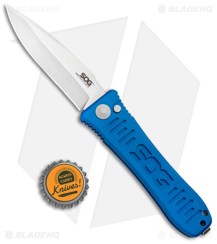 SOG Knives Spec Elite I Automatic Knife Blue (3.5