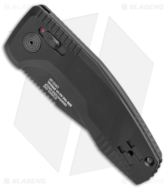 SOG Knives SOG-TAC AU Compact Auto Knife CA Special Tanto Black (2" Black)