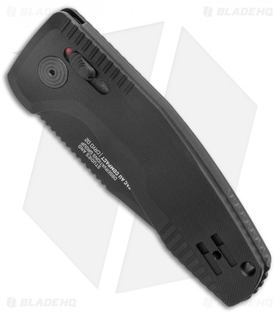 SOG Knives SOG-TAC AU Compact Tanto Automatic Knife Aluminum (2.9" Black)