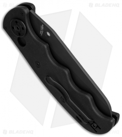 Spyderco Autonomy Automatic Knife (3.75" Black Serr) C165GSBBK