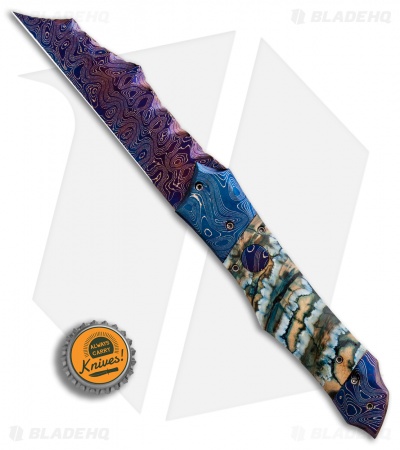 Kyle Vallotton Custom Proto Executioner Alien #2 Automatic Knife Mammoth Molar