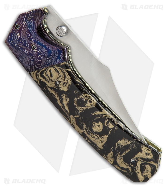 Rainy & Cory Vallotton Freedom Fighter D/A Automatic Knife M3 Mokume (4" Satin)