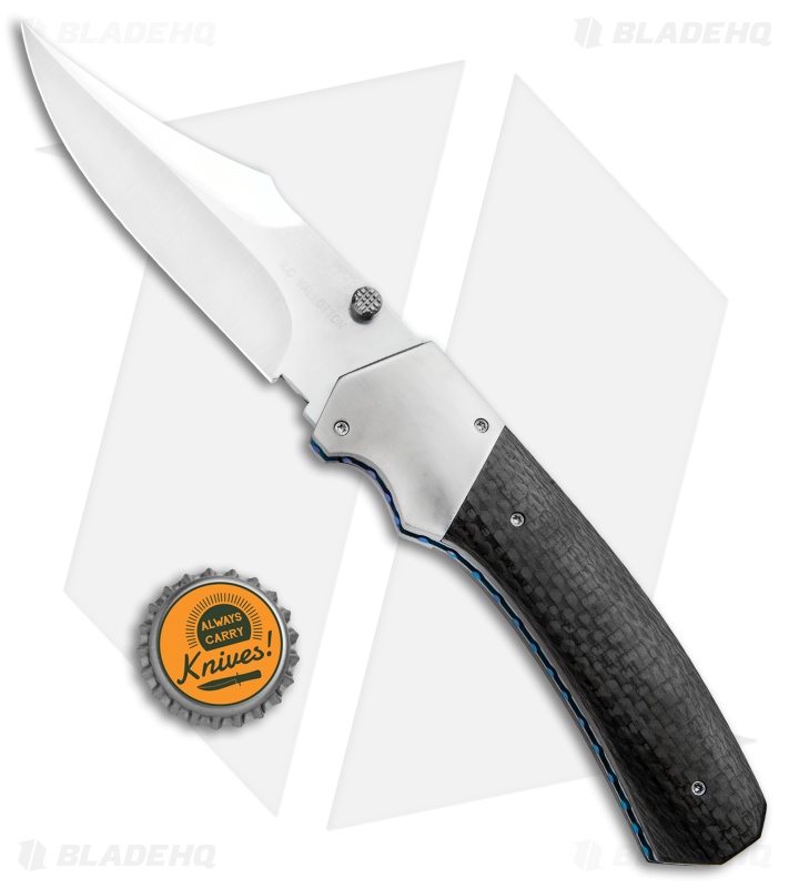 Rainy & Cory Vallotton Freedom Fighter D/A Automatic Knife Carbon Fiber #6