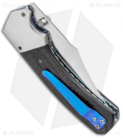 Rainy & Cory Vallotton Freedom Fighter D/A Automatic Knife Carbon Fiber #6
