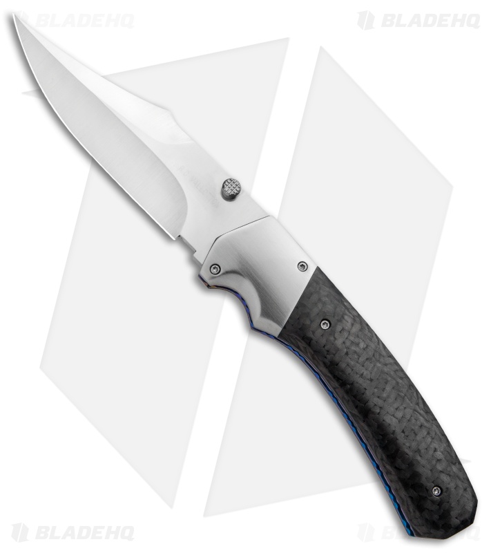 Rainy & Cory Vallotton Freedom Fighter D/A Automatic Knife Carbon Fiber #7