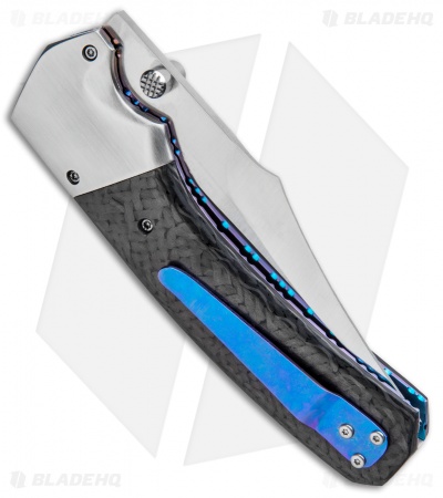 Rainy & Cory Vallotton Freedom Fighter D/A Automatic Knife Carbon Fiber #7