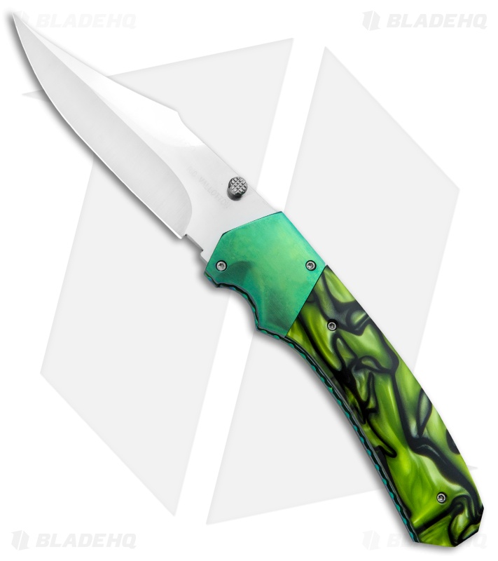 Rainy & Cory Vallotton Custom Freedom Fighter D/A Automatic Knife Kirinite #8