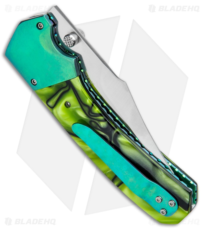 Rainy & Cory Vallotton Custom Freedom Fighter D/A Automatic Knife Kirinite #8