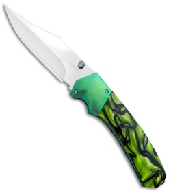 Rainy & Cory Vallotton Custom Freedom Fighter D/A Automatic Knife Kirinite #8