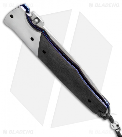 Vallotton Custom Merc Series 2 D/A Automatic Knife Carbon Fiber (5" Satin)
