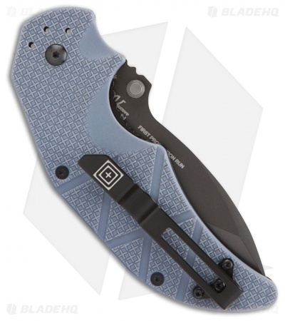 5.11 Tactical Crew Cut Spring Assisted Knife Gray FRN (3.5" Black) 51104