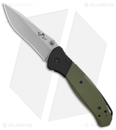 Bear OPS Bear Swipe IV  Spring Assisted Knife OD Green G-10 (3.25" Bead Blast) 