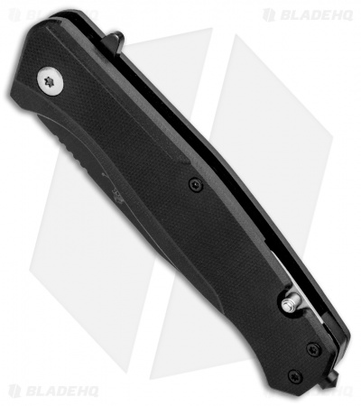 Bear Ops Bear Swipe IV Spring Assisted Knife W/ Rescue Hook G-10 (3.25" Black)