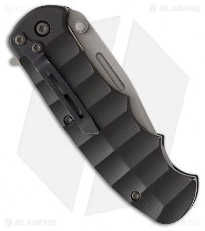 Browning Black Label Steel Duty Spring Assisted Knife Black G-10 (3" Gray)