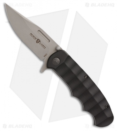 Browning Black Label Steel Duty Spring Assisted Knife Black G-10 (3" Gray)