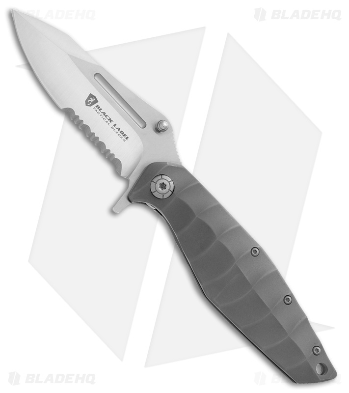 Browning Stacked Deck Spear Point Spring Assisted Knife (3.5" Satin) 320191BL