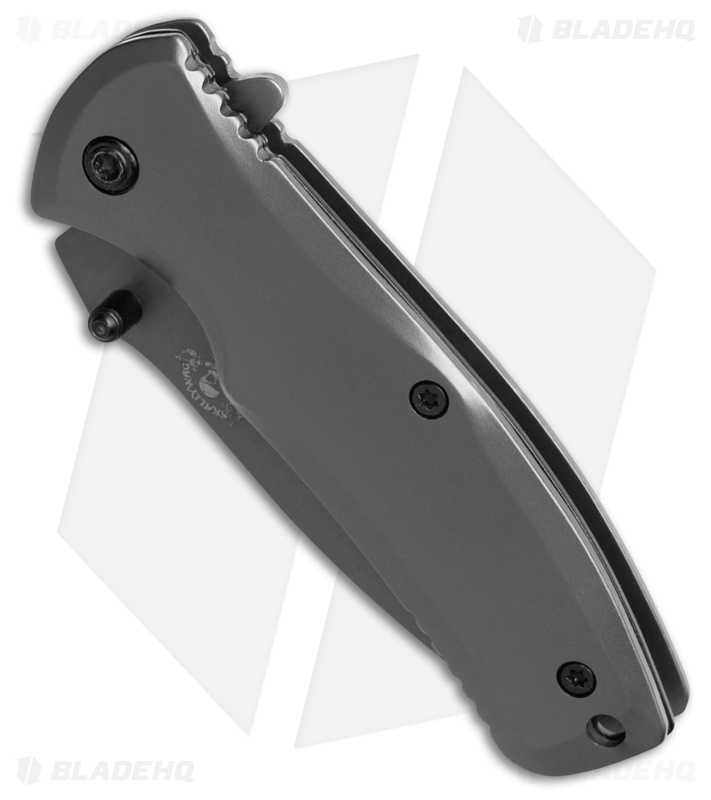 Skallywag Tactical Mini Jack Spring Assisted Knife Gray Steel (2.6" Gray)