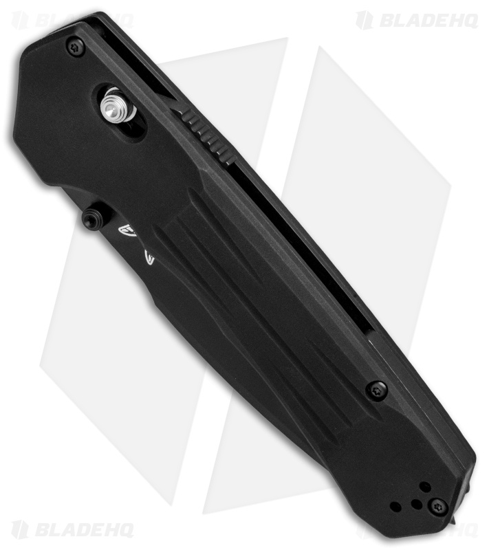 Benchmade 407SBK Vallation AXIS-Assist Knife Black (3.7" Black Serr)